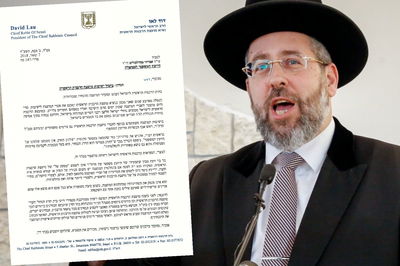 הגר"ד לאו - והמכתב התקיף