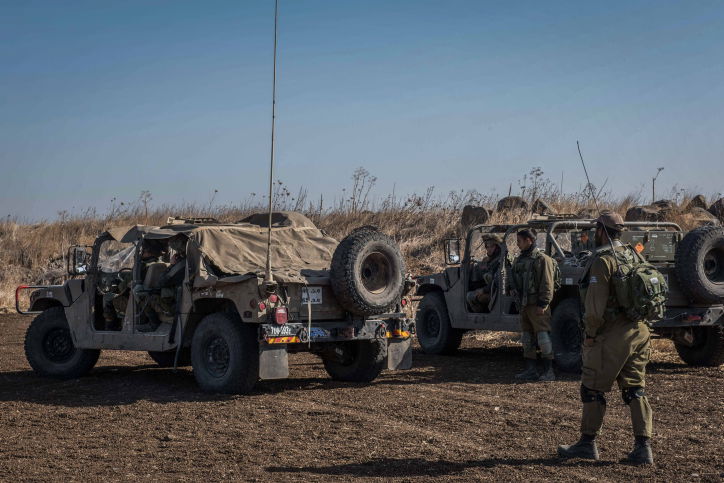 חייל צה"ל בגבול סוריה