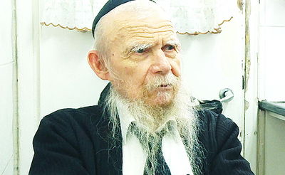 ראש הישיבה הגר"ג אדלשטיין, אתמול