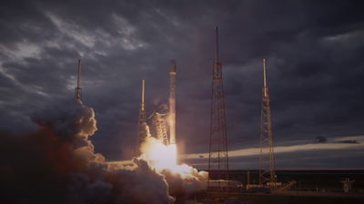 רקטת הפלקון 9 בשיגור