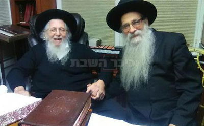 הגר"י אולשין והגר"א שכטר, אמש