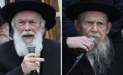 הגר"ג אדלשטיין והגר"י זילברשטיין
