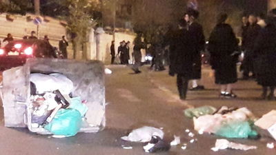 אבנים יודו על ניידת המשטרה, חשוד נעצר