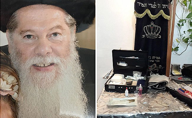 המנוח ז"ל - והברית בביתו, רגע לפני שהחלה