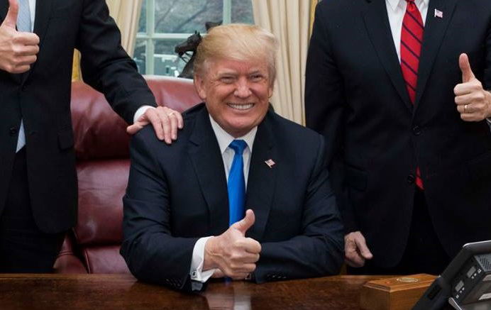 טראמפ במצב מעולה