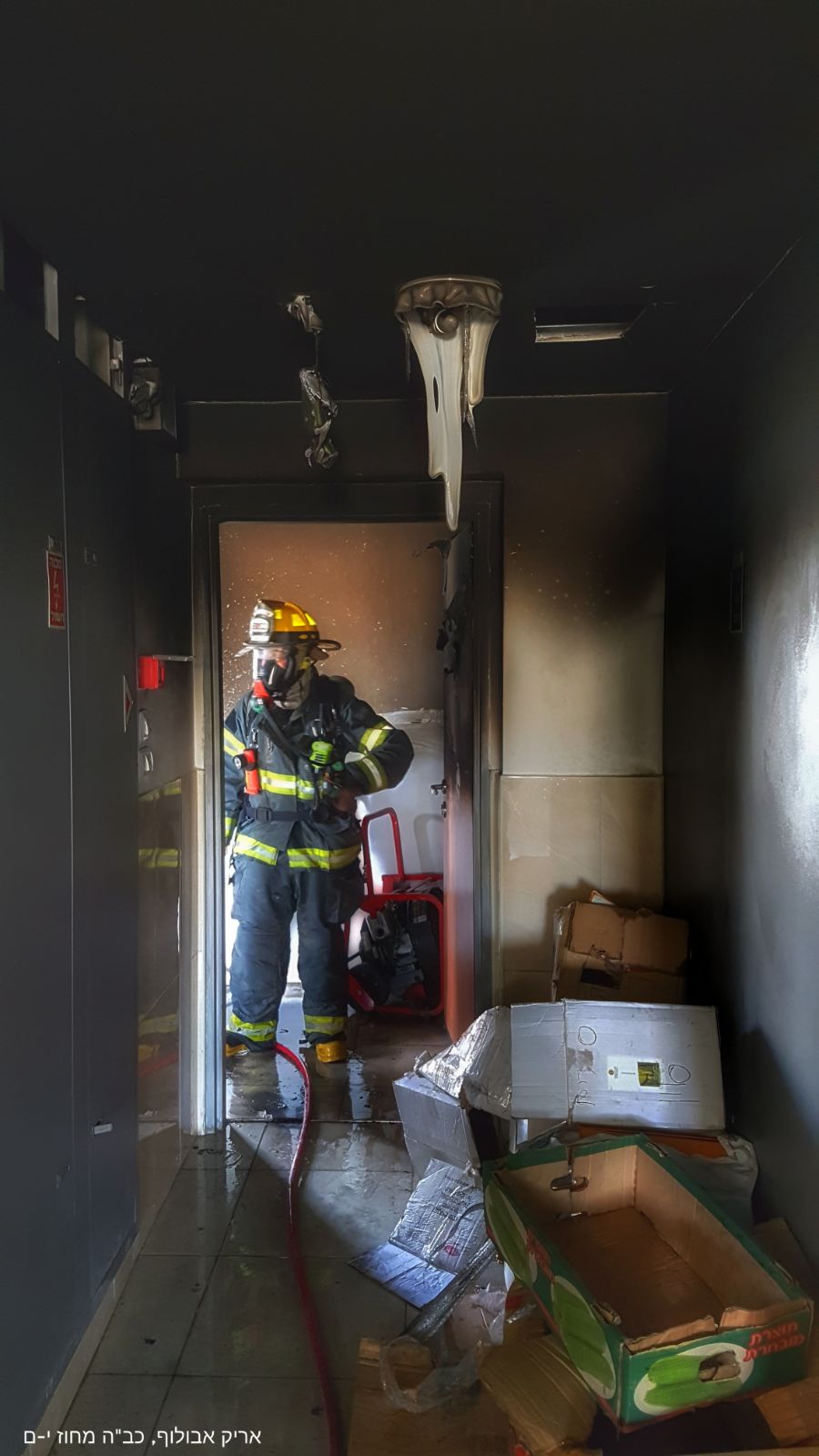 בית חדש לחלוטין נשרף כליל בעקבות תנור