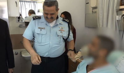 המפכ"ל אלשיך הצדיע ללוחמי הימ"מ שנפצעו בג'נין • צפו