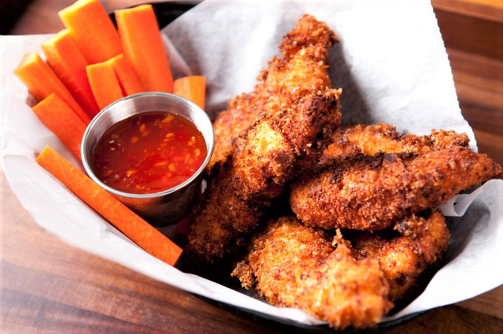 אצבעות עוף בציפוי פיקנטי פריך