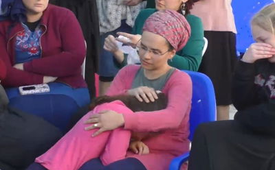 יעל שבח בהלוויה