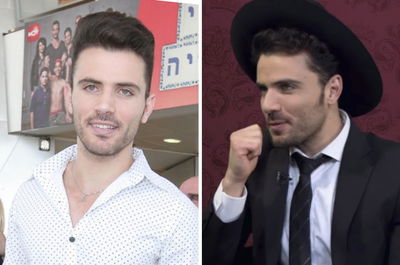 ישראל אטיאס. מימין: בסדרה 'שבאבניקים'