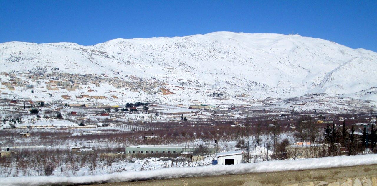 השלג ברמת הגולן והזרימות העזות בנחלי הצפון • צפו