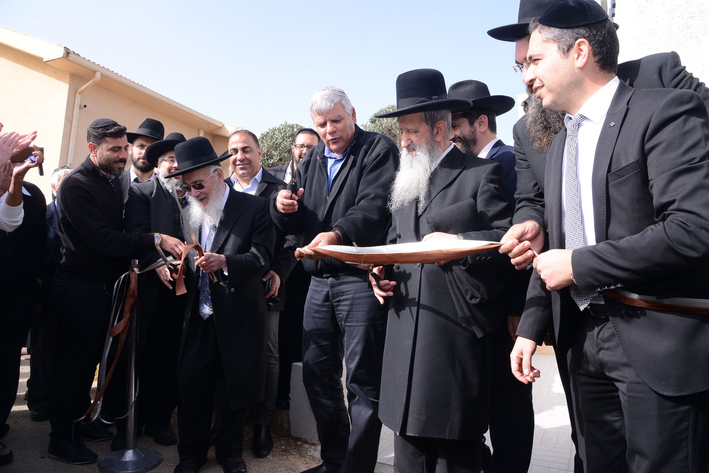 חנוכת המקווה החדש בחדרה.