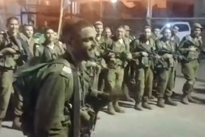 לוחמי צה"ל שרים את "בתי צאי מבית כלא" • צפו