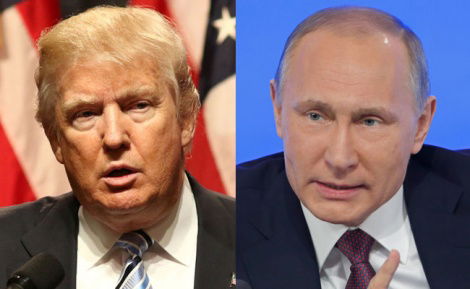 הנשיאים פוטין טראמפ. ארכיון