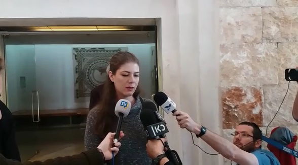 מיכל סלומון בבית המשפט