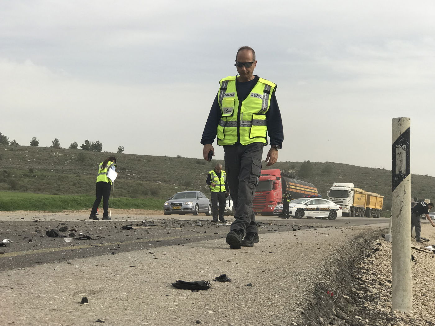 בגלל עקיפה: תאונה קטלנית ליד קרית גת