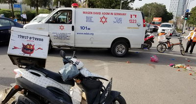 זירת התאונה