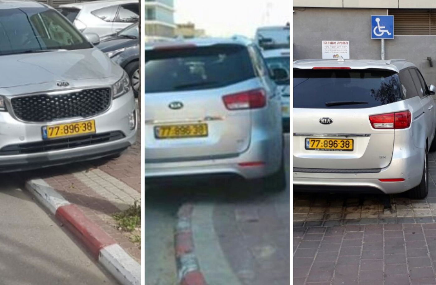 האם ראש עיריית בני ברק נכה? לפי החניות של רכבו  - כן