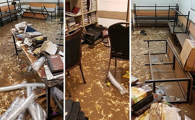 הנזקים בחיידר