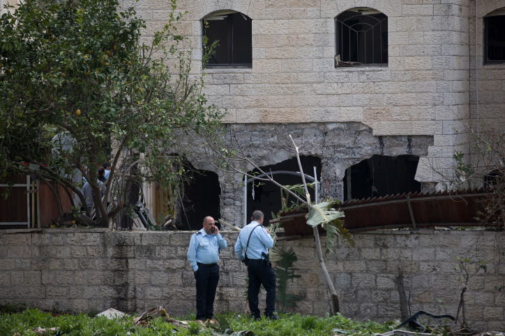 הרחפן תיעד: זירת פיצוץ בלון הגז בירושלים