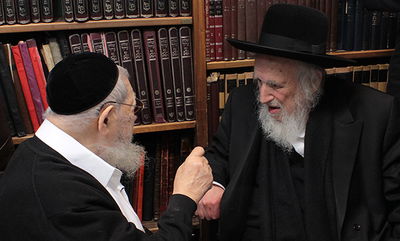 בלעדי: הפגישה המלאה בין הגר"ש אוירבך למרן פוסק הדור