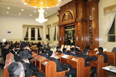 מאות בעצרת החיזוק