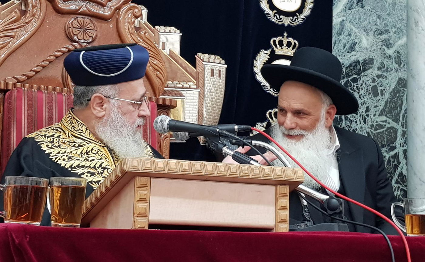 הגר"י יוסף והרב מלכא, הערב