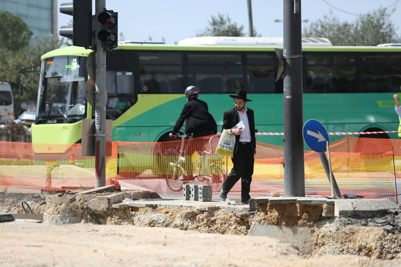 ירושלים נצורה: פקקי ענק ונהגים מתוסכלים