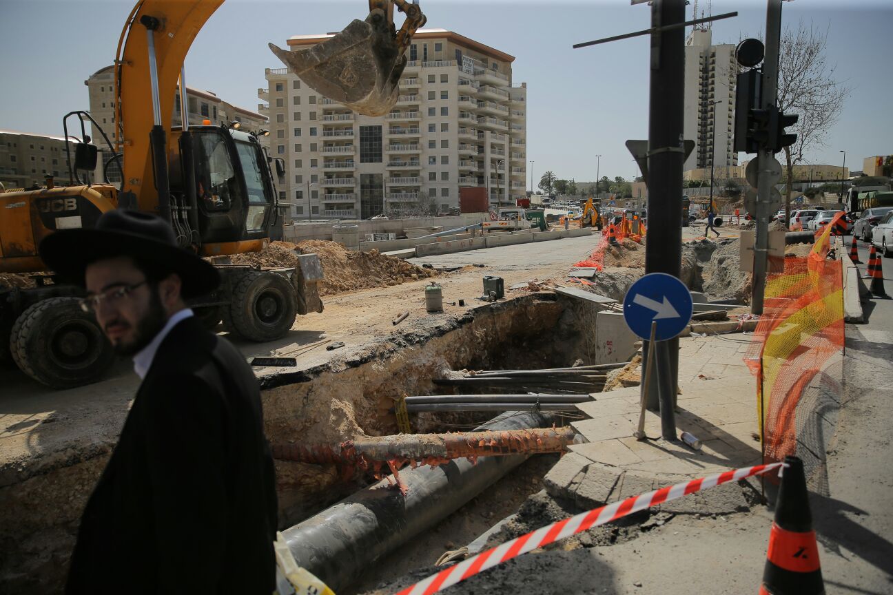 ירושלים נצורה: פקקי ענק ונהגים מתוסכלים