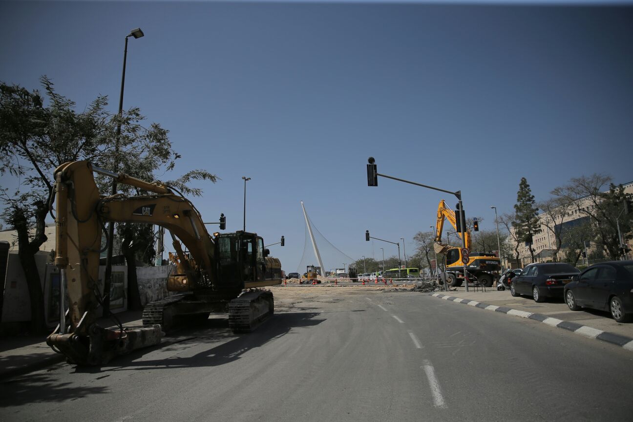 ירושלים נצורה: פקקי ענק ונהגים מתוסכלים