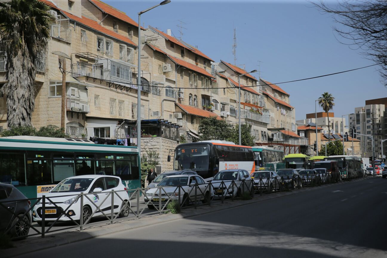 ירושלים נצורה: פקקי ענק ונהגים מתוסכלים