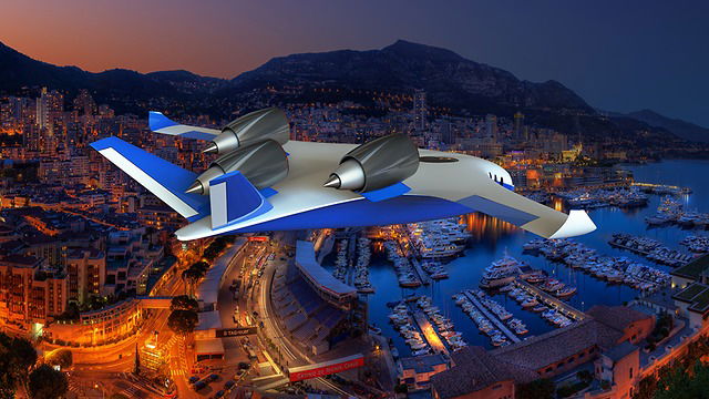 הדמיית המטוס