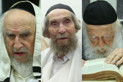 מרן הגר"ח, מרן הגראי"ל זצ"ל והגר"ש אוירבך זצ"ל