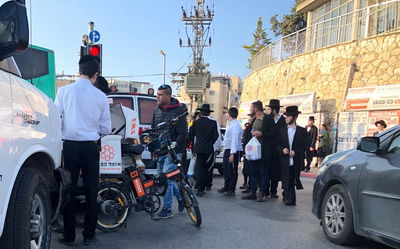 זירת התאונה