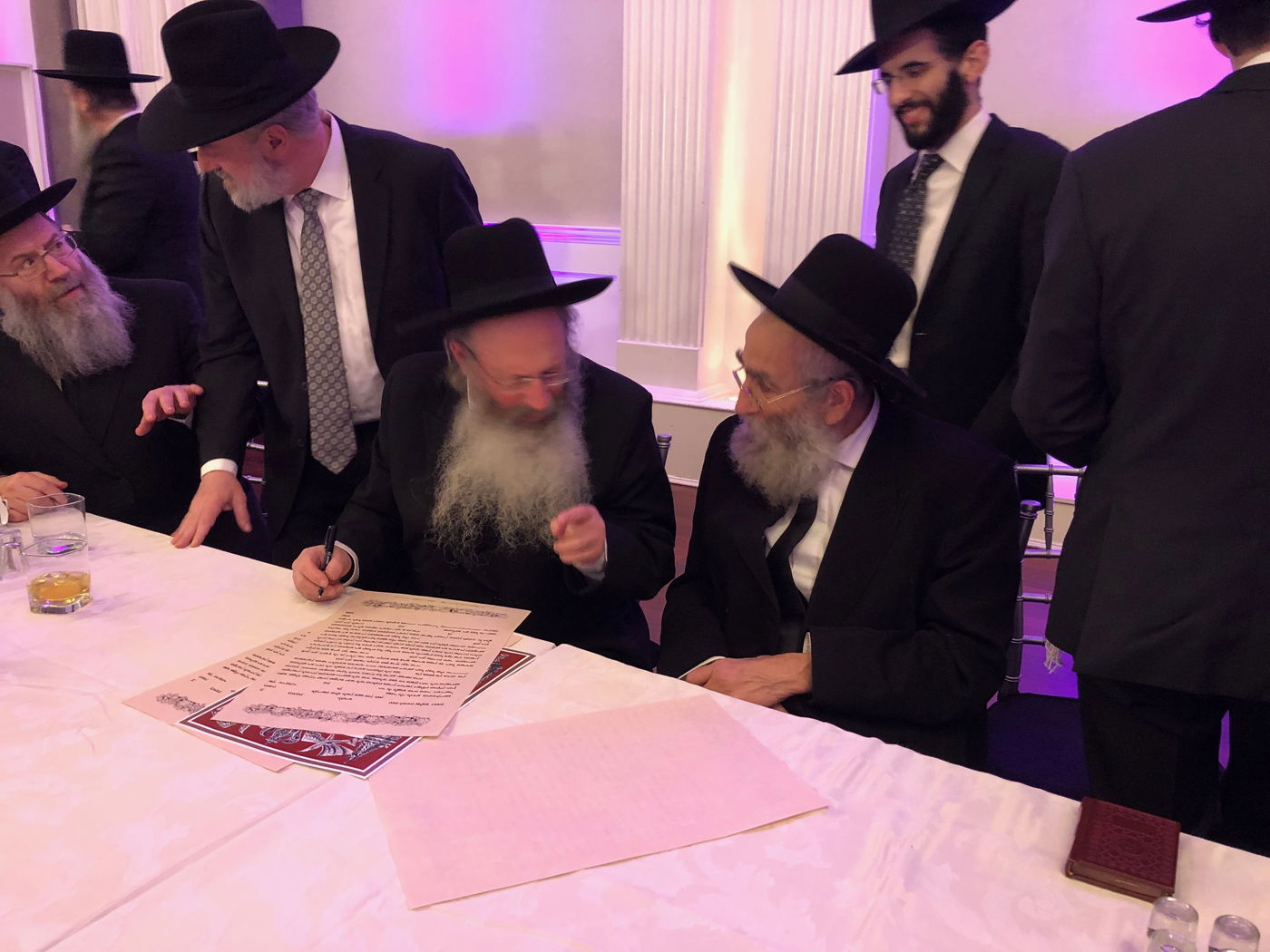 הגר"ש מרקוביץ עם הגר"מ קוטלר