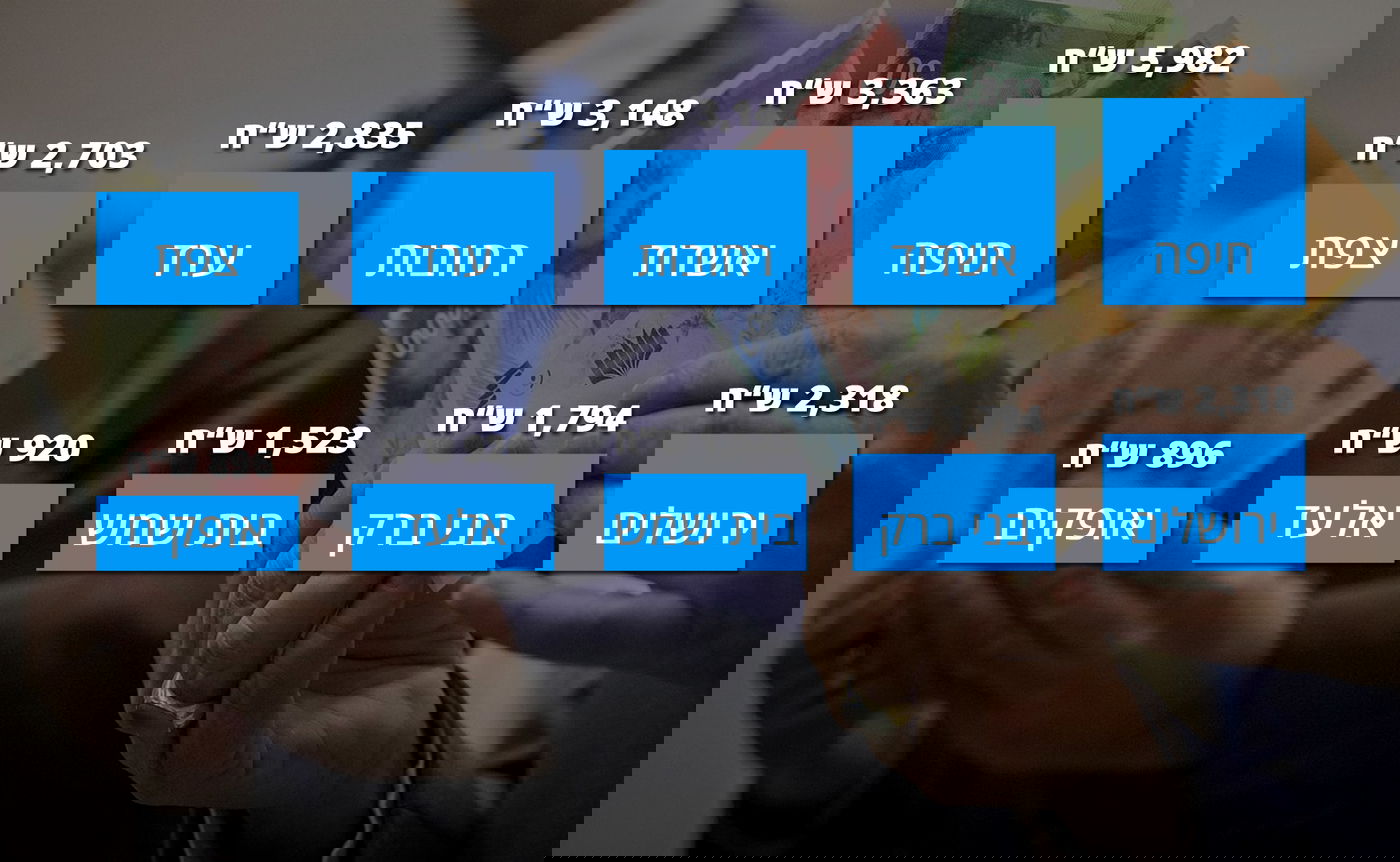 דירוג מיוחד: כמה כסף הרשויות המקומיות משקיעות בכם?