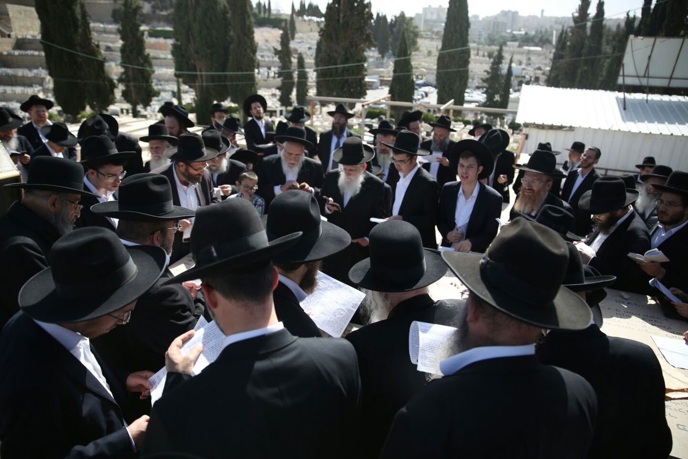 'שלושים' לגר"ש אוירבך: עלייה לציון וכתיבת ס"ת • גלריה