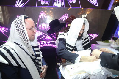 רבנים ואישי ציבור בברית לבנו של יוסף רפאלי