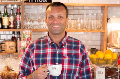 יאיר מלכה. מנכ"ל רשת קפה גרג וביגה.