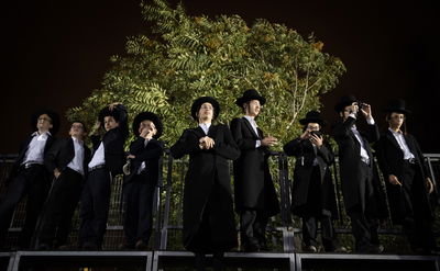 הפגנה של הפלג הירושלמי. ארכיון