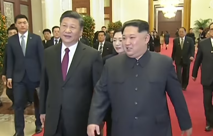 קים ג'ונג און ערך "ביקור לא רשמי" בסין