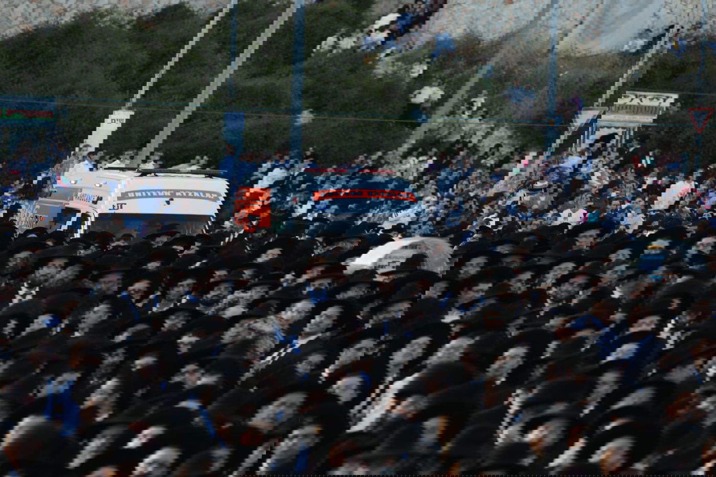 איחוד הצלה אבטח רפואית את קבלת פני הגר"ח