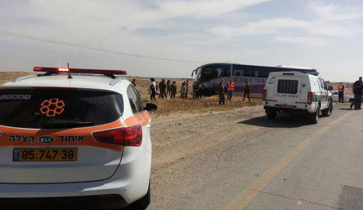 זירת התאונה הקשה