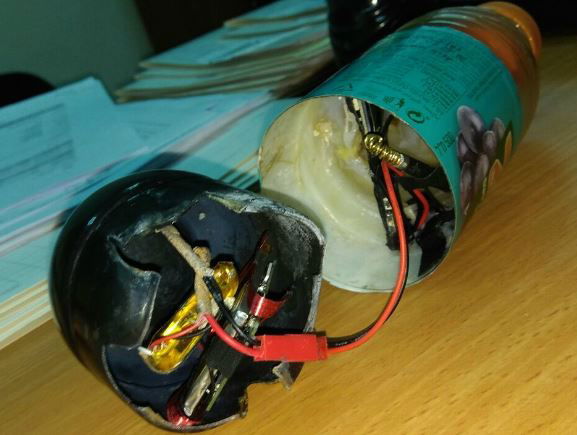 בקבוק שנתפס