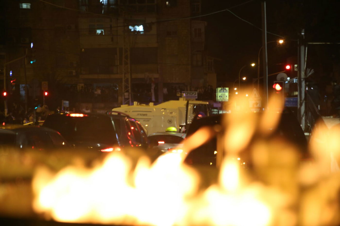 המחאה: רחוב בר אילן שוב נחסם לתנועה