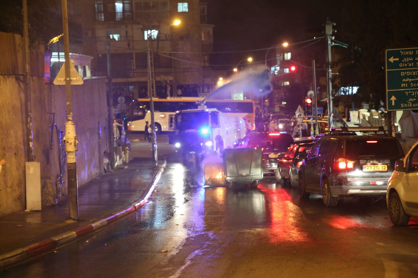 המחאה: רחוב בר אילן שוב נחסם לתנועה