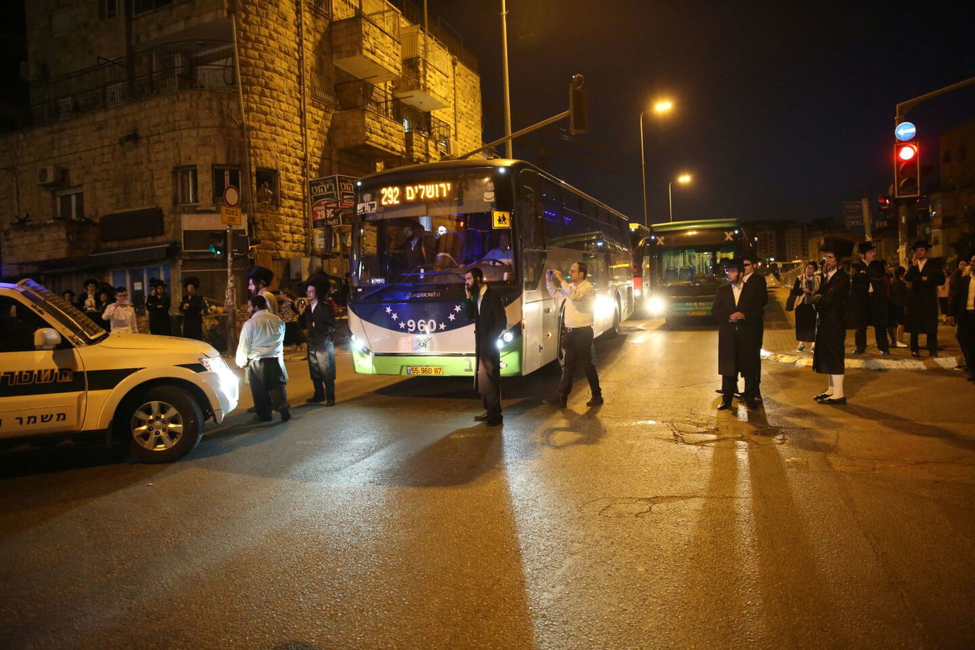 המחאה: רחוב בר אילן שוב נחסם לתנועה