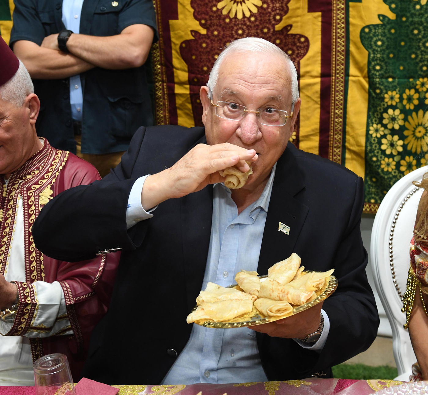 נשיא המדינה ריבלין, הערב