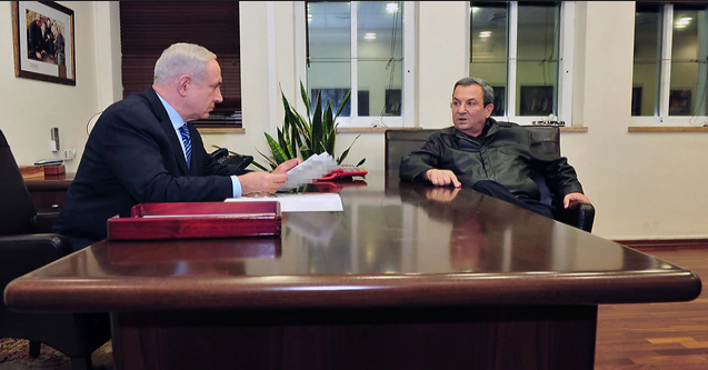 2012: ברק שר הביטחון וראה"מ נתניהו