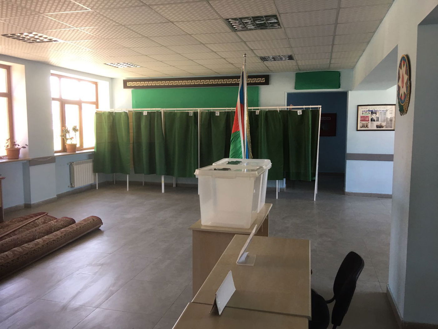 קלפי באזרבייג'אן.